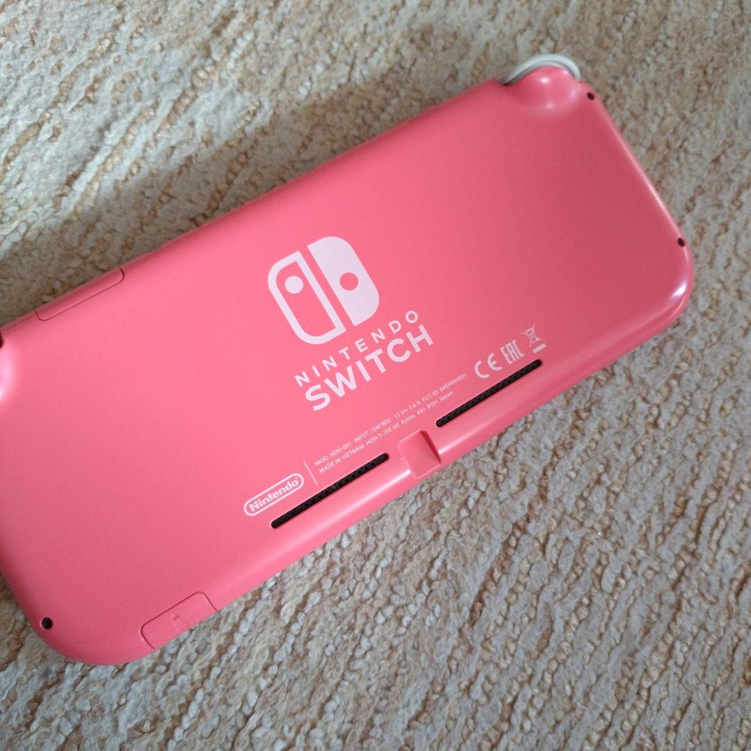 ニンテンドーSwitchライト　本体　ジャンク　コーラルピンク
