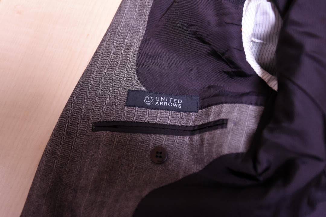 UNITED ARROWS ストライプスーツ　3ピース　ユナイテッドアローズ
