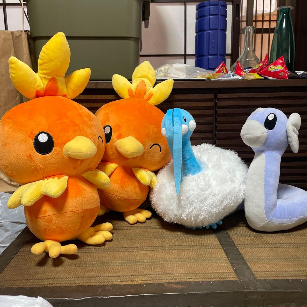 新品未使用　タグ付き　　 ポケモンもふぐっとぬいぐるみセット　12点
