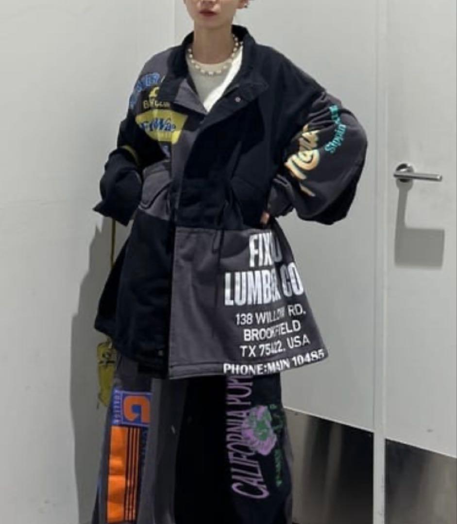 新品 ロデオクラウンズワイドボウル 【UNISEX】カスタムリメイクモッズコート