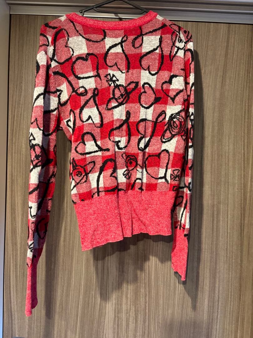 【美品】Vivienne Westwood ハート柄ニットカーディガン
