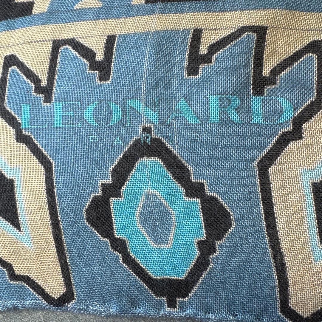 レオナールMADE IN ITALY 70%カシミヤ30%シルク ロングショール