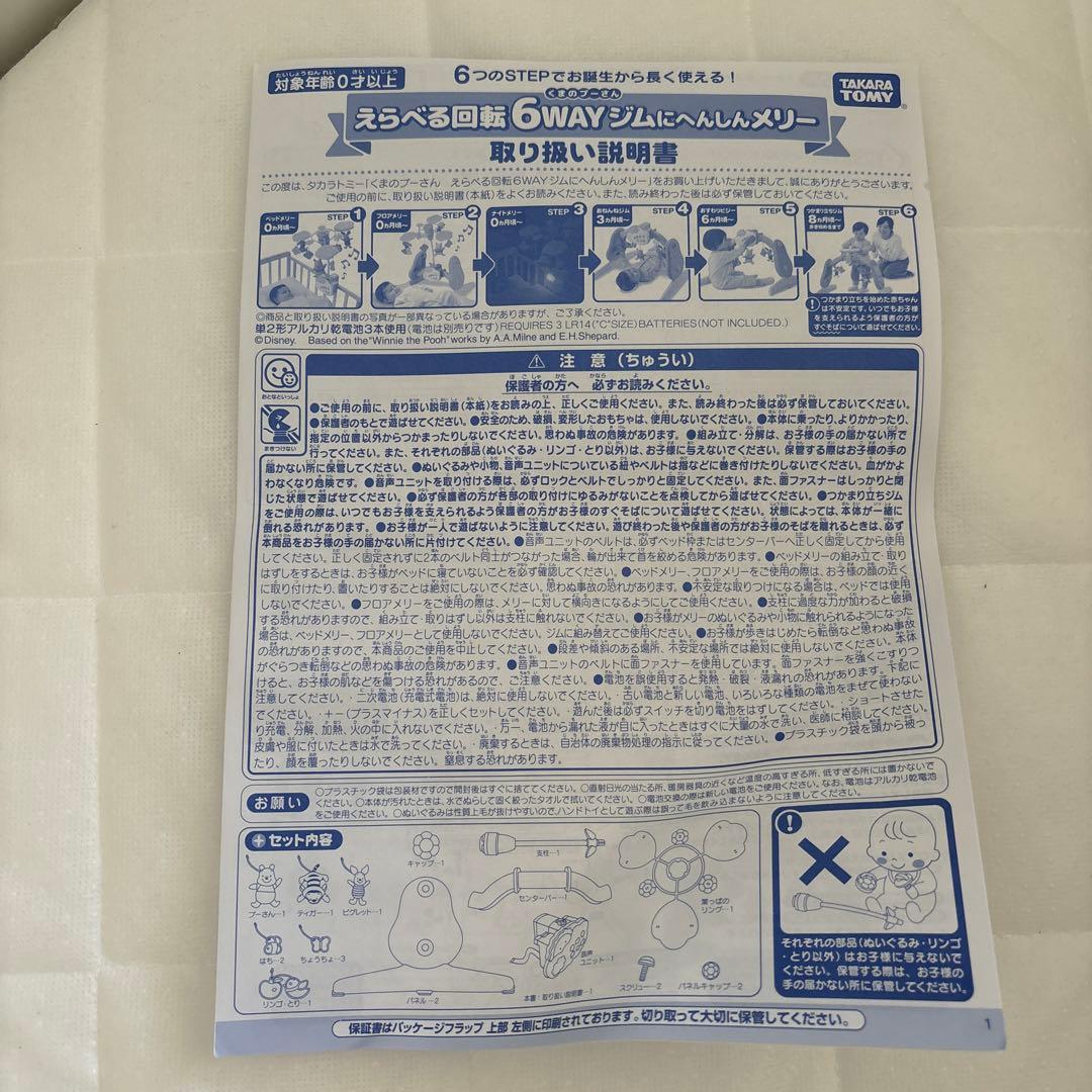 選べる回転6WAYジムにへんしんメリー
