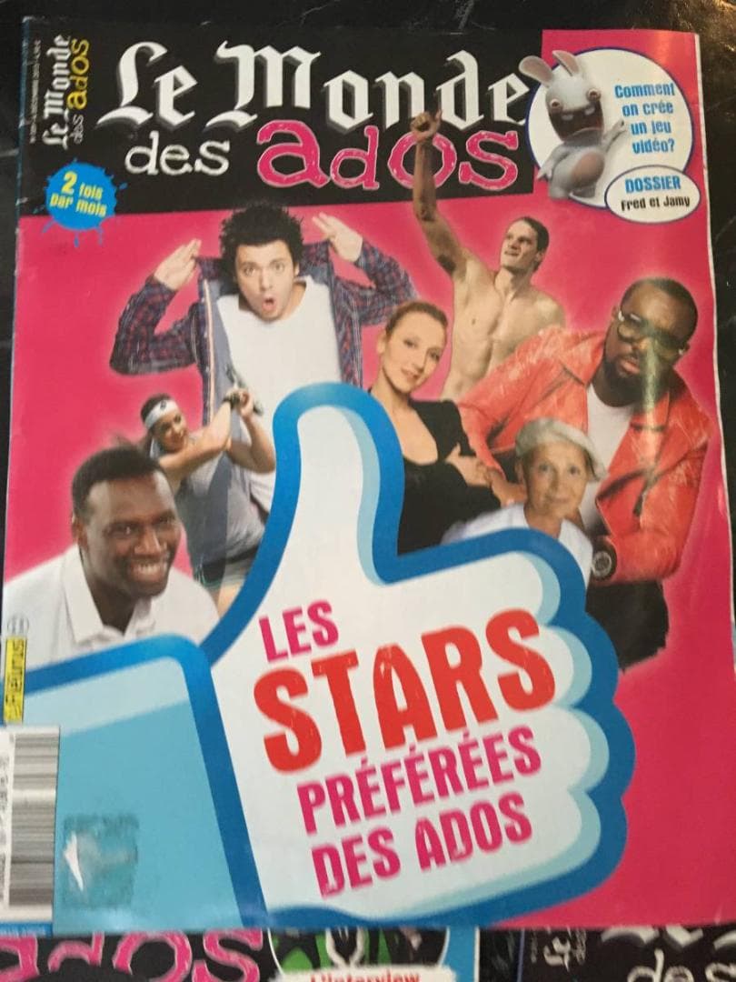 フランス語 雑誌 Le monde des ados シャカポンク　インタビュー