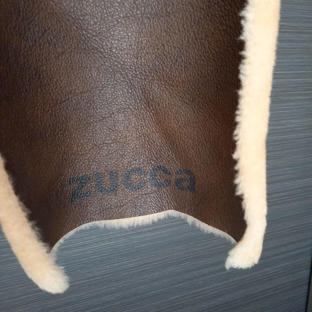 90年代ヴィンテージ zucca リアルレザー ムートン ストール