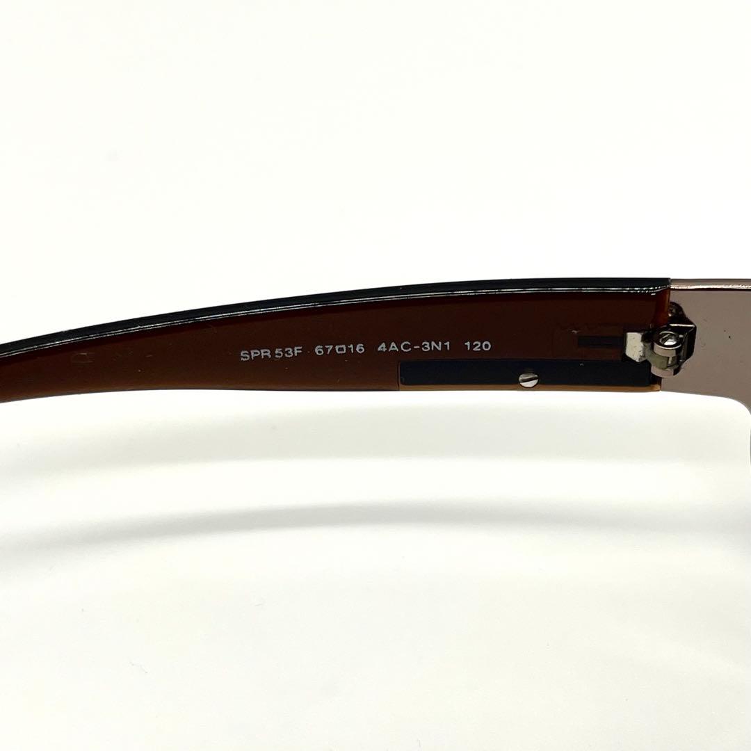 【廃盤】PRADAプラダ サングラス SPR53F 浜田省吾 茶色 イタリア製