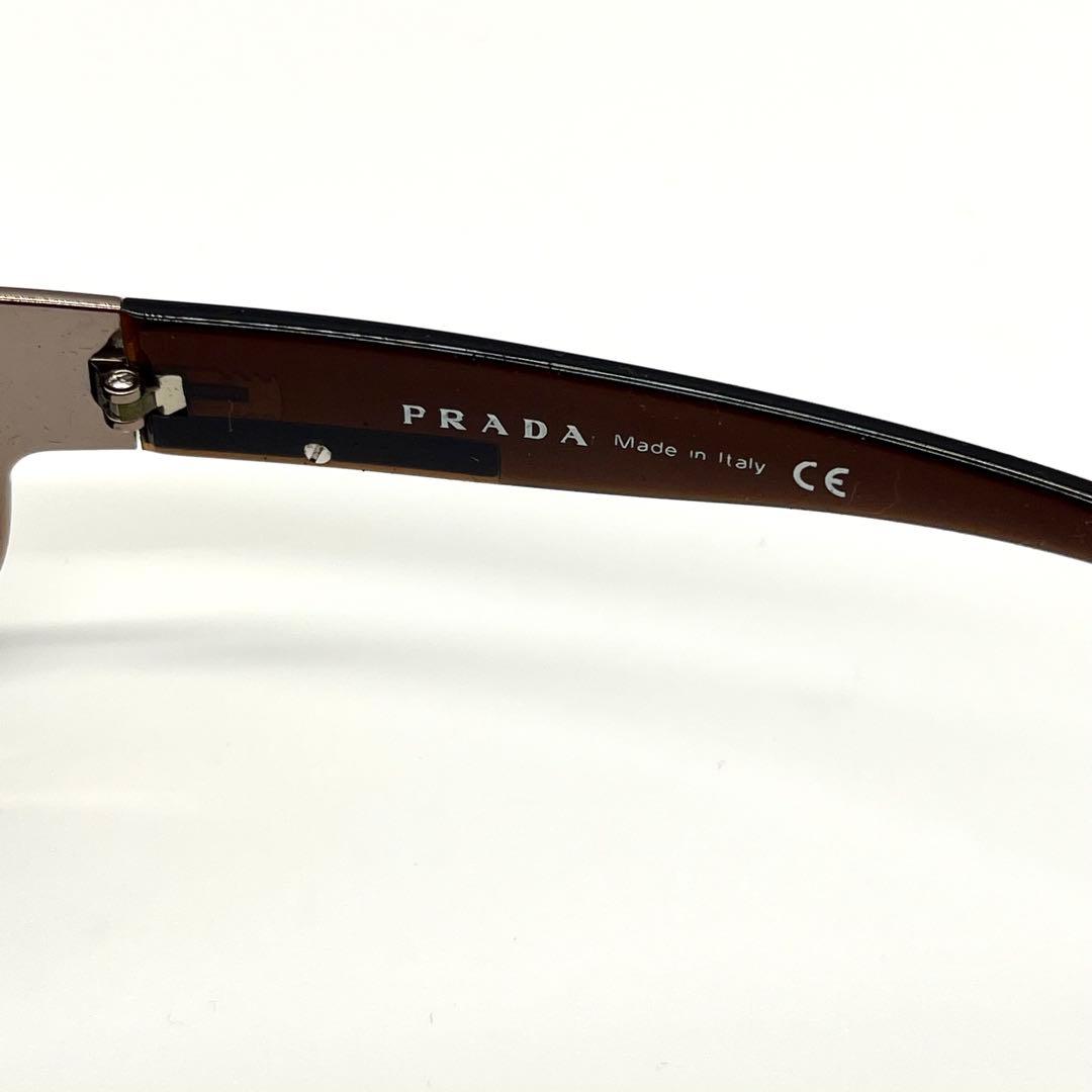 【廃盤】PRADAプラダ サングラス SPR53F 浜田省吾 茶色 イタリア製