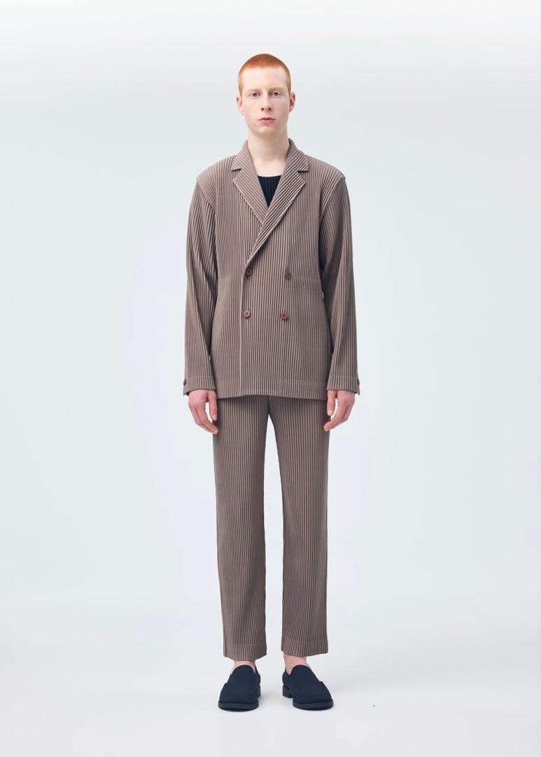 チ*コ様 HOMME PLISSE ISSEY MIYAKE ダブルジャケット