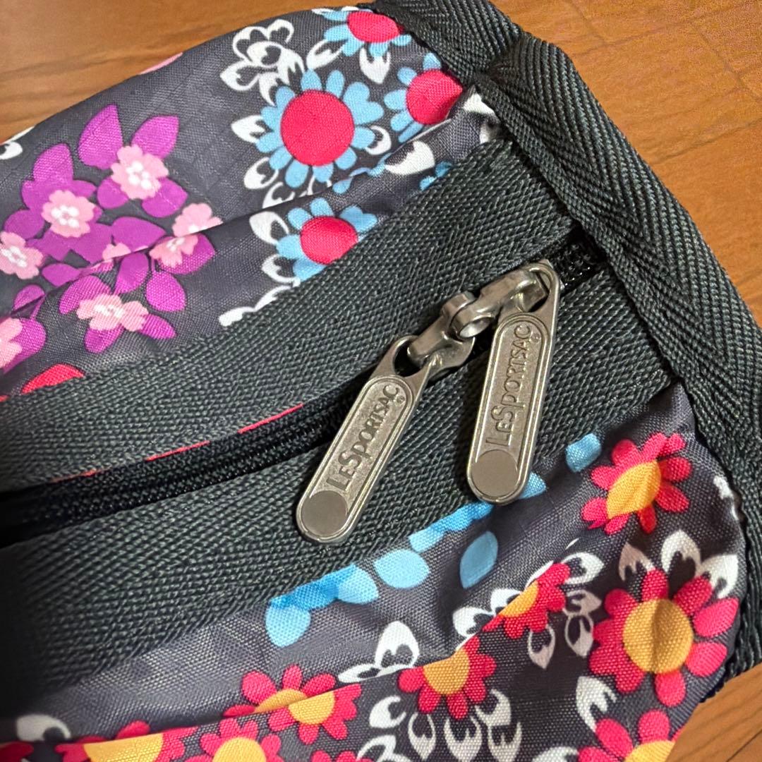 【レスポートサック】花柄ハート柄ピンク　旅行ボストンバック　LeSportsac