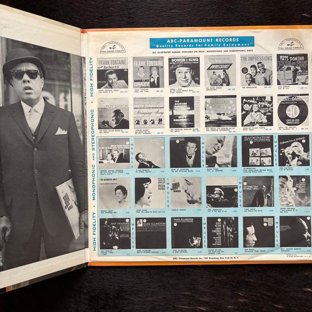 MINGUS PLAYS PIANO RVG オリジナルMONO 美盤