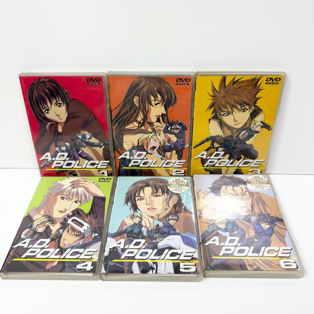 A.D.POLICE DVD全6巻セット アニメセル版