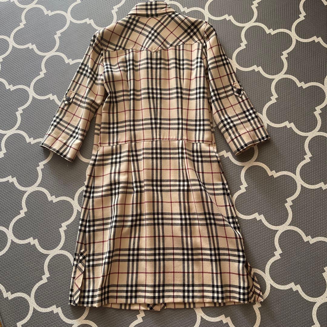 専用　美品　バーバリーブルーレーベル 　ワンピース ノバチェック 　ベージュ