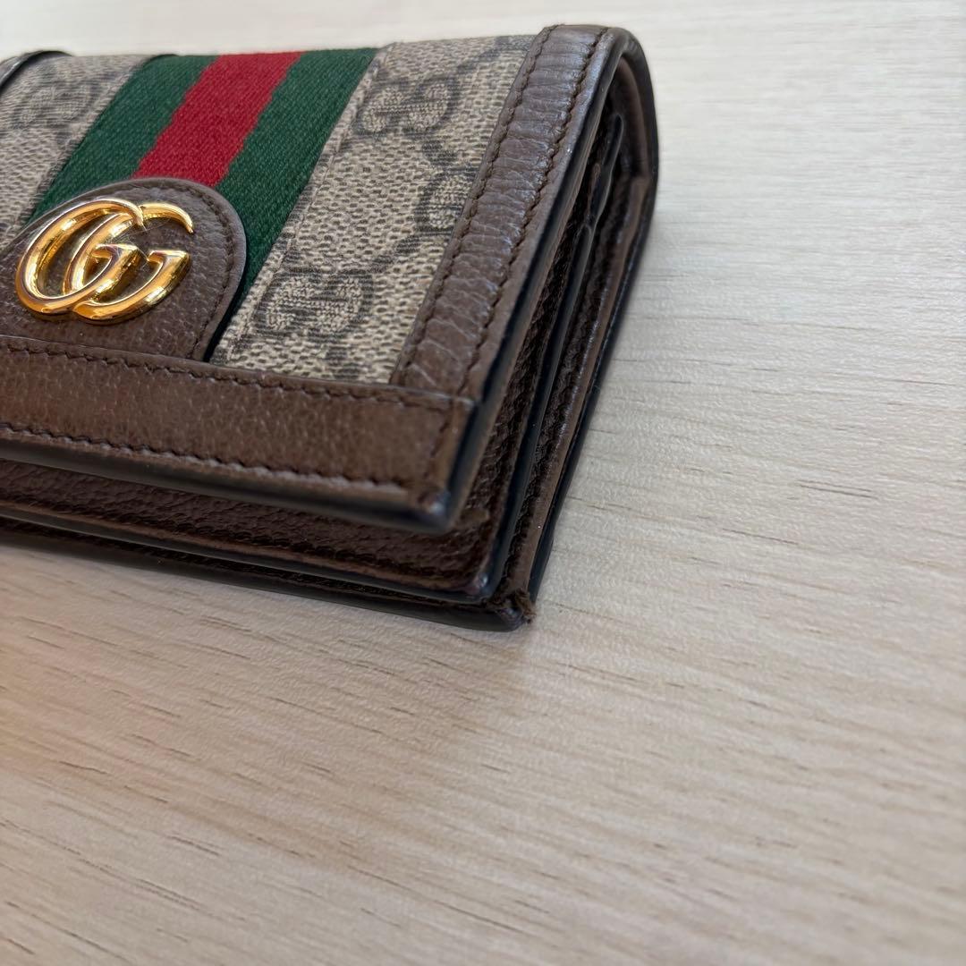 Gucci GGロゴ 二つ折り財布 箱無し