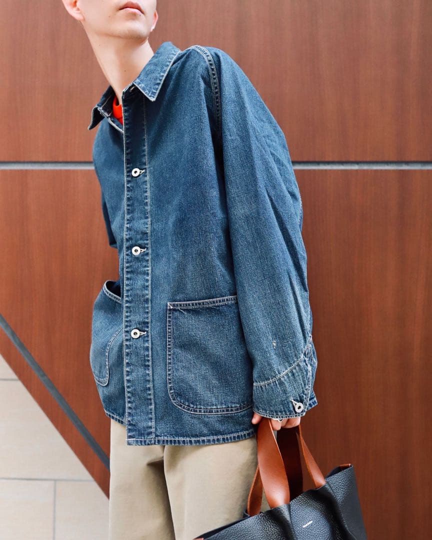 A.PRESSE 2023AW デニムカバーオールジャケット
