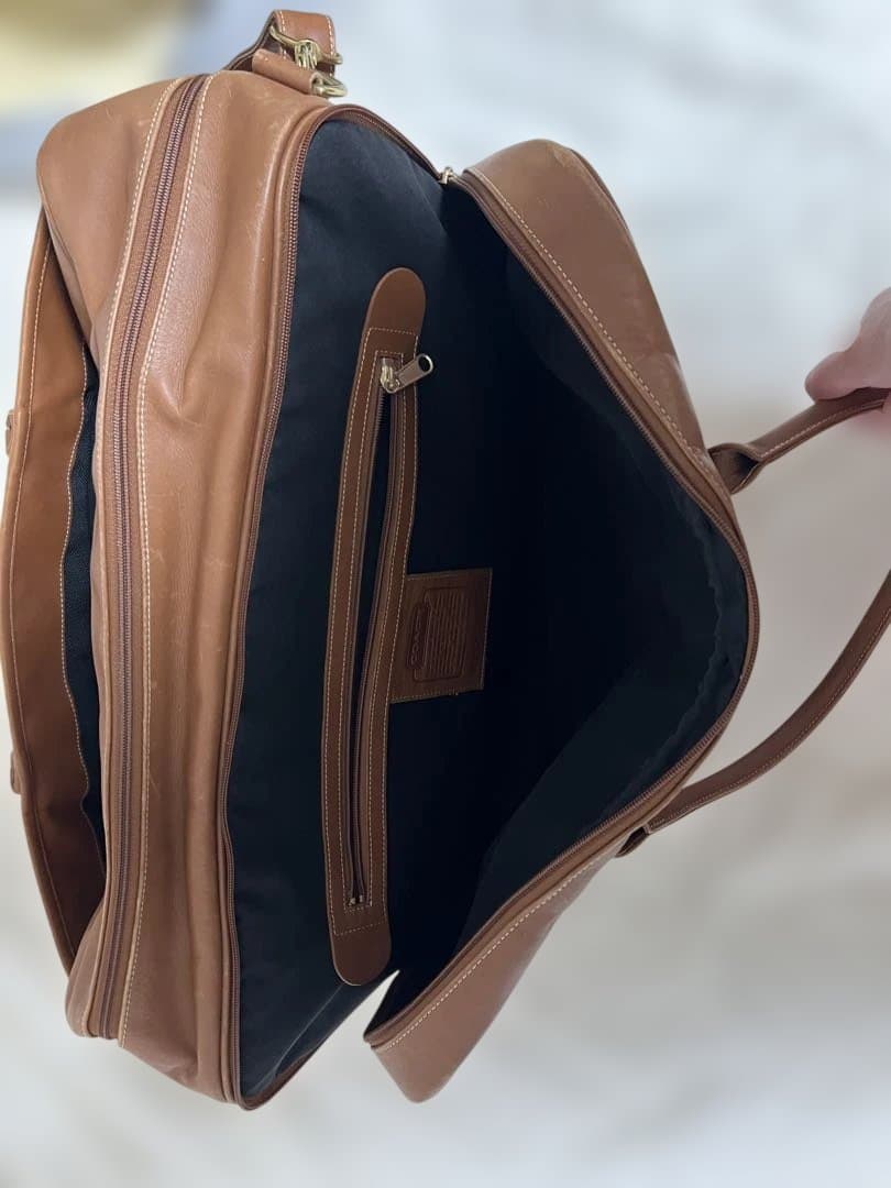 COACH コーチ レザー ボストンバッグ 2way 大容量