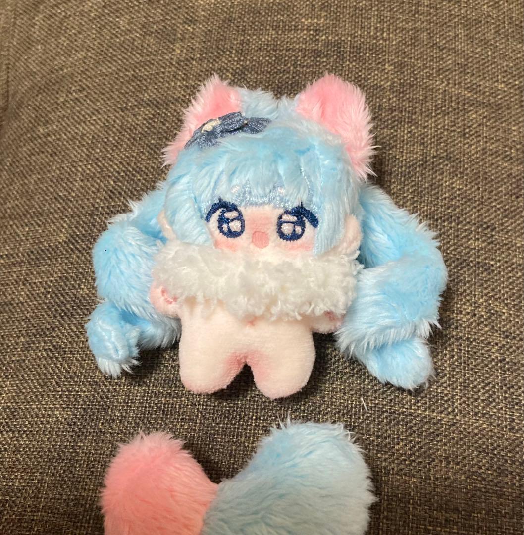 自作ぬいぐるみ・水色の女の子