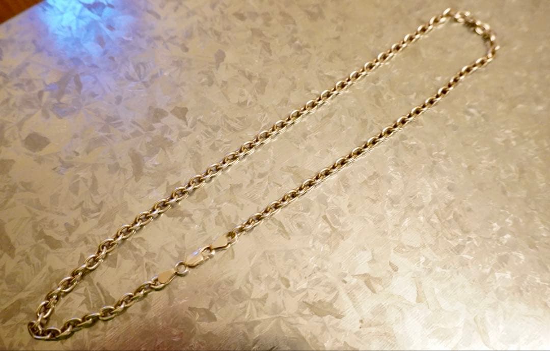 アクセサリー frank and easy big azuki chain necklace