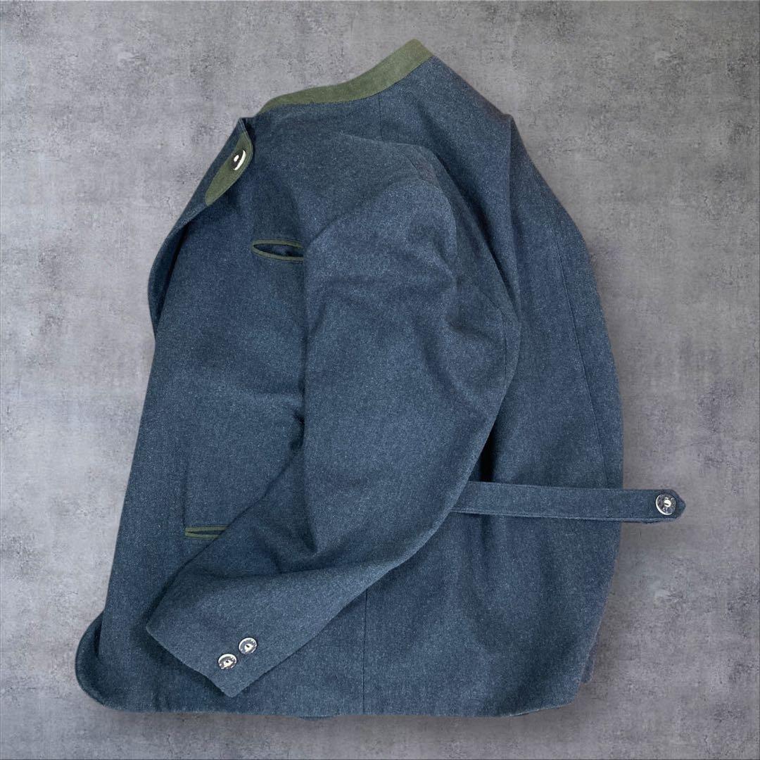 【美品】Euro Vintage チロリアンジャケット ウール 56 ユーロ