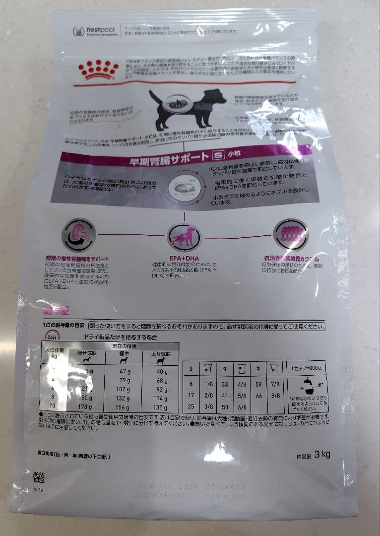 （Mikko）　　ロイヤルカナン 早期腎臓サポート「療法食」「犬用」