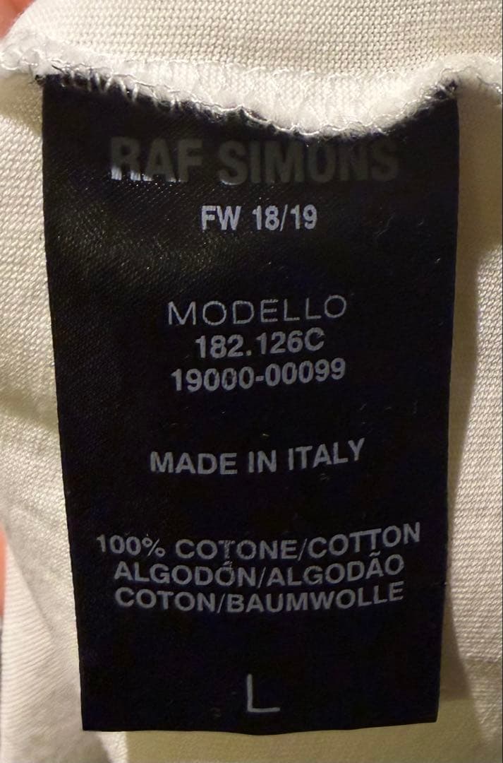 RAF SIMONS ラフシモンズ x Christiane 18FWtシャツ