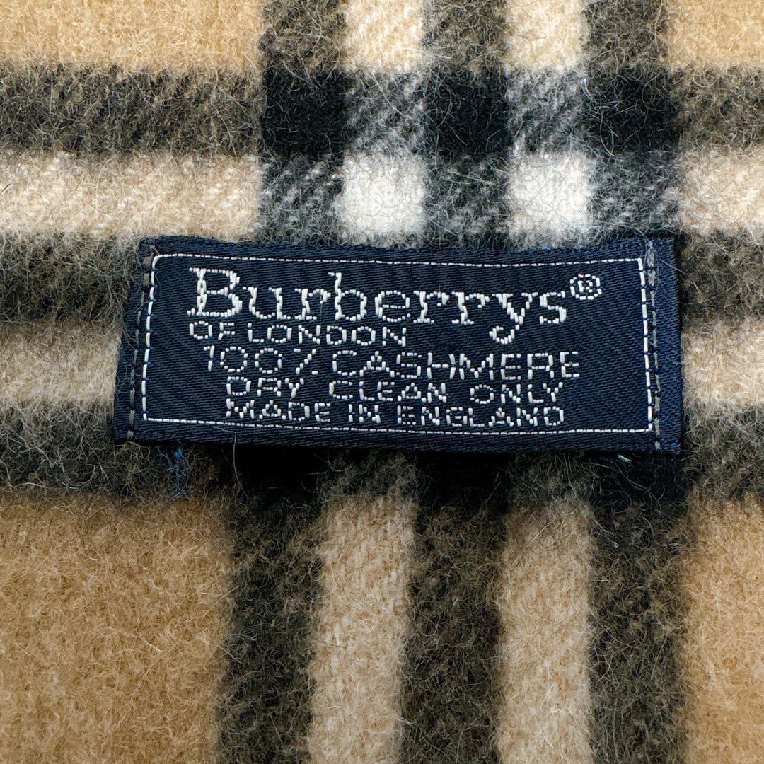 【極美品】Burberry バーバリー　カシミヤ100% ノバチェック　マフラー