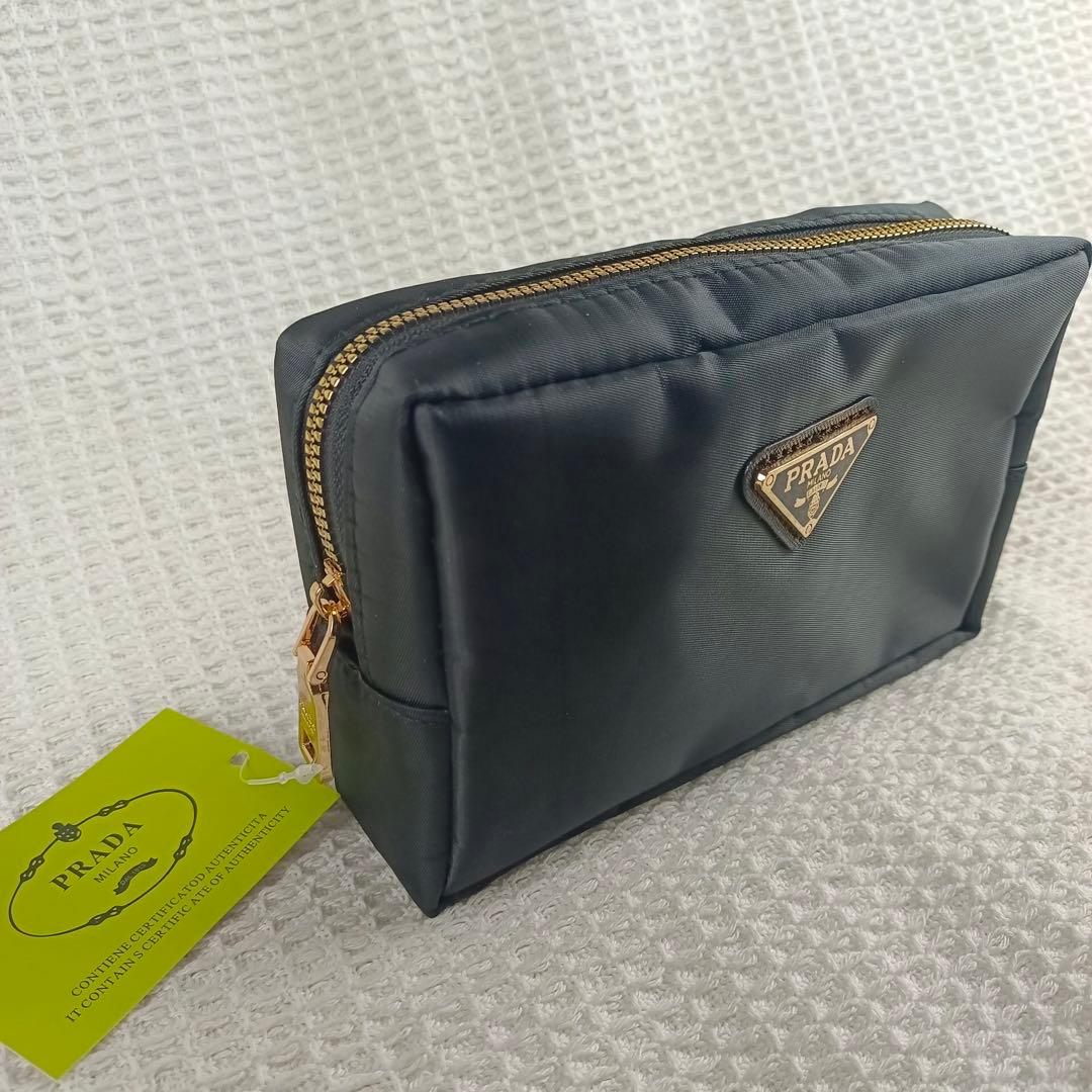 非売品 ノベルティ ブラック ナイロン ポーチ