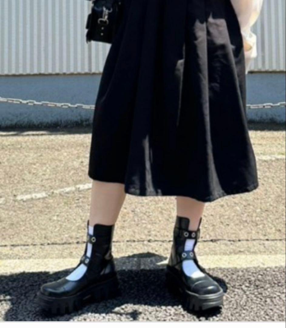 キャンディストリッパー CND PLATFORM ブーツ　ブラック　25cm