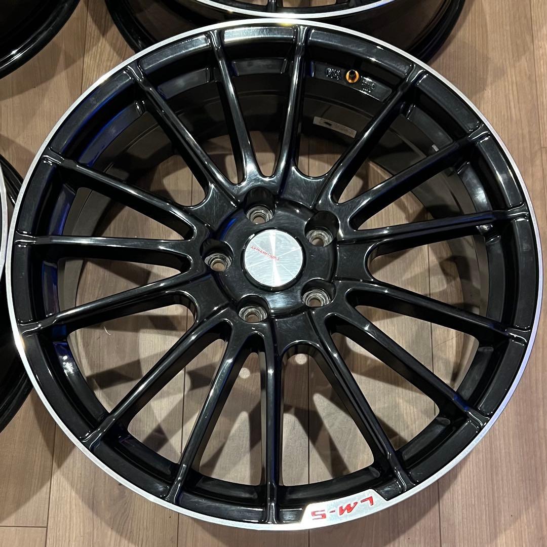 レアマイスター LM‐S 19インチ PCD114.3 4本 ホイール セット