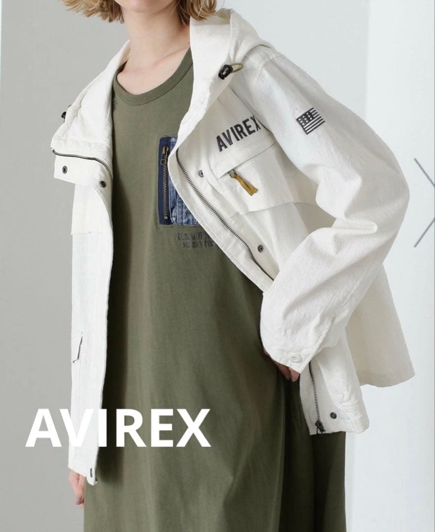 ♠️AVIREX アビレックス　レディース　ブルゾン　カラーコードコンビジャケット