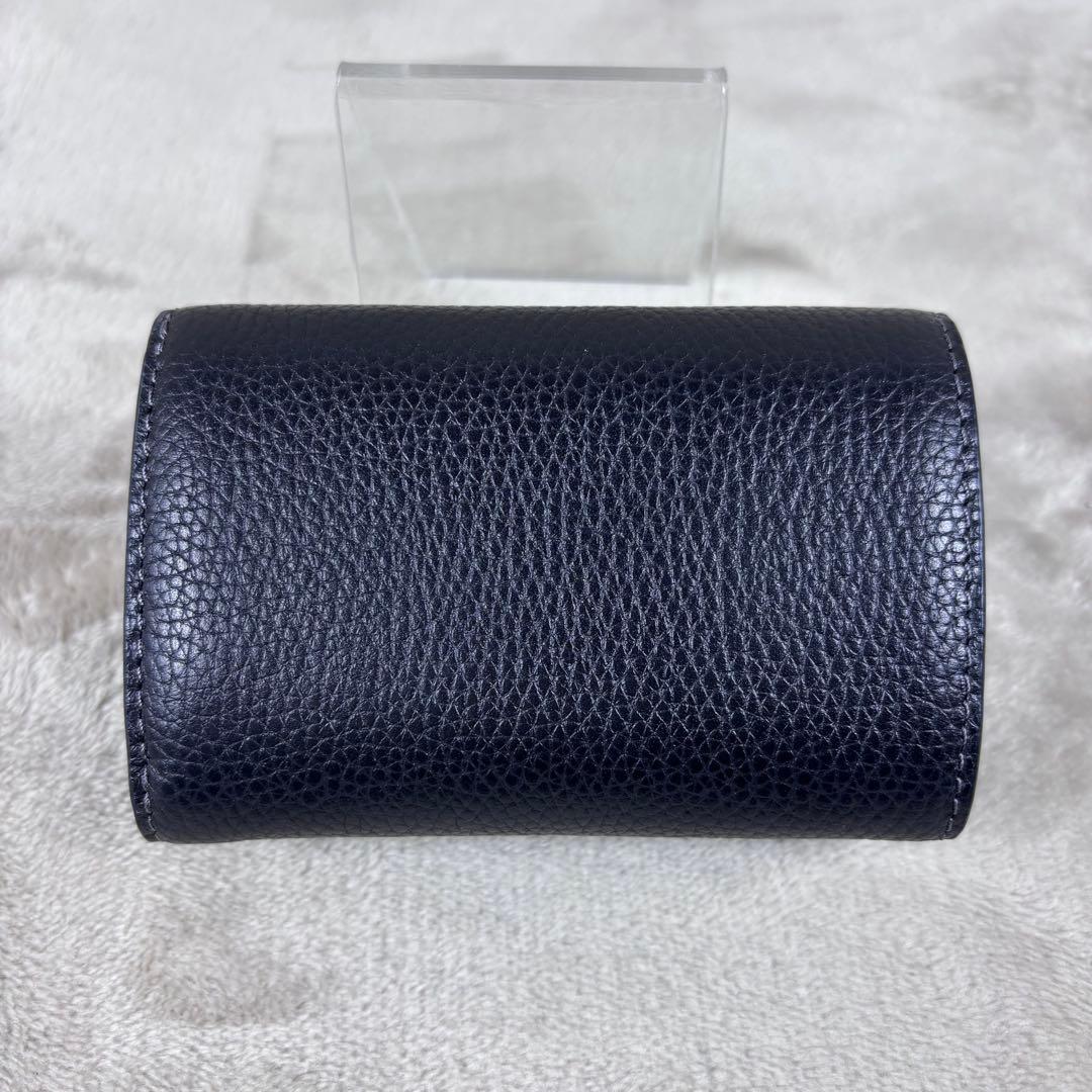 新品未使用　現行 COACH 三つ折り財布 ミニ トライフォールド ウォレット