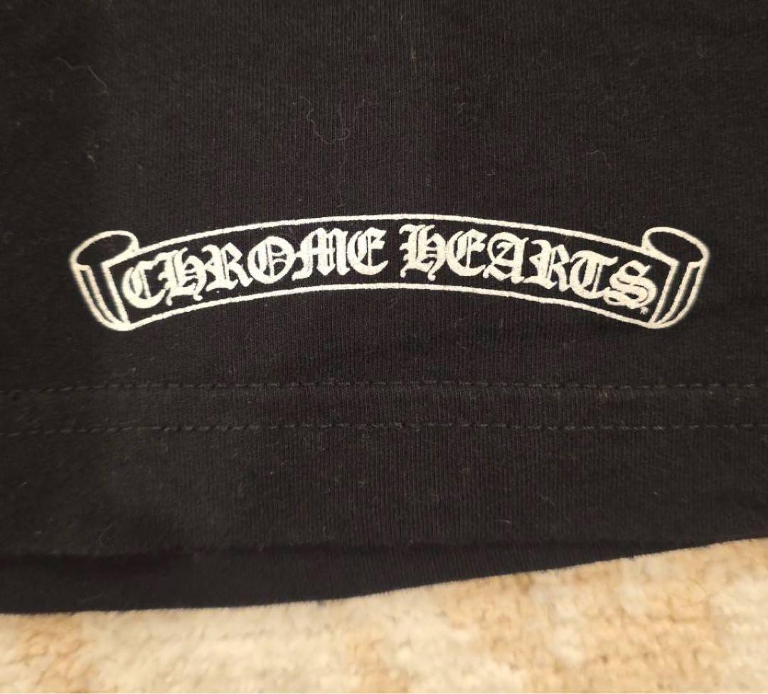 トップス CHROME HEARTS Neck Logo Tee Size S