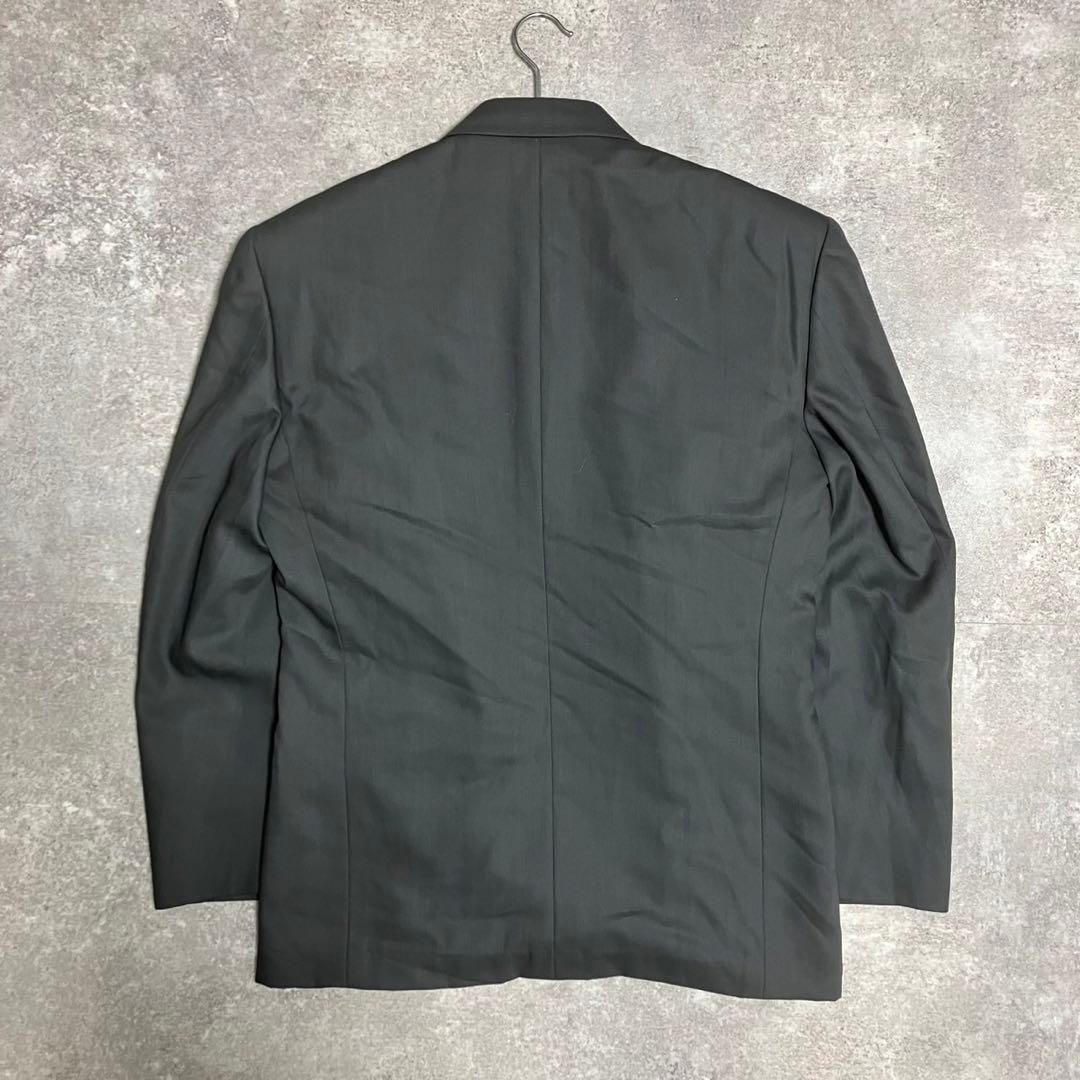 【vintage】セットアップ ダブルスーツ 成人式 ピンズ　ネクタイ　グリーン