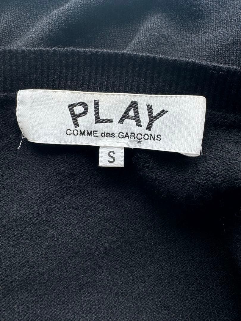 PLAY COMME DES GARÇONS 。ニット カーディガン
