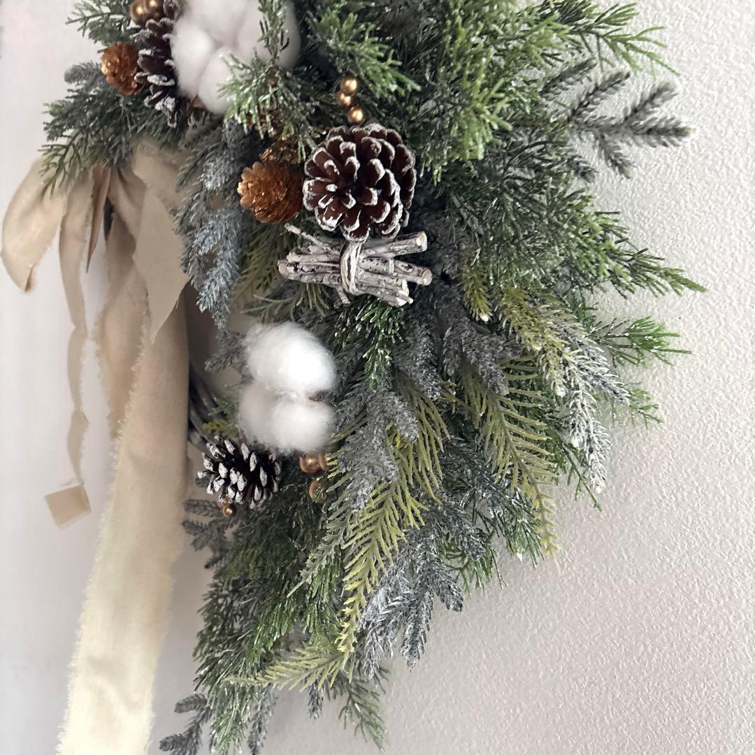＊フラワーリース＊　特大　玄関リース　クリスマスリース