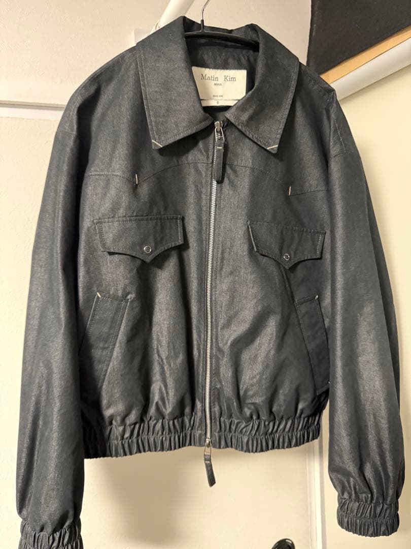 ジャケット・アウター MATIN KIM WESTERNDETAILDENIMLIKEBLOUSON