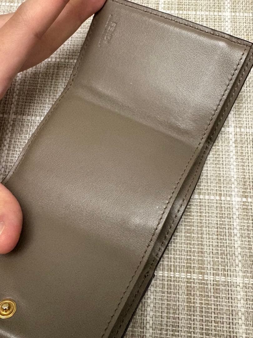 FENDI 三つ折財布 ブラウン