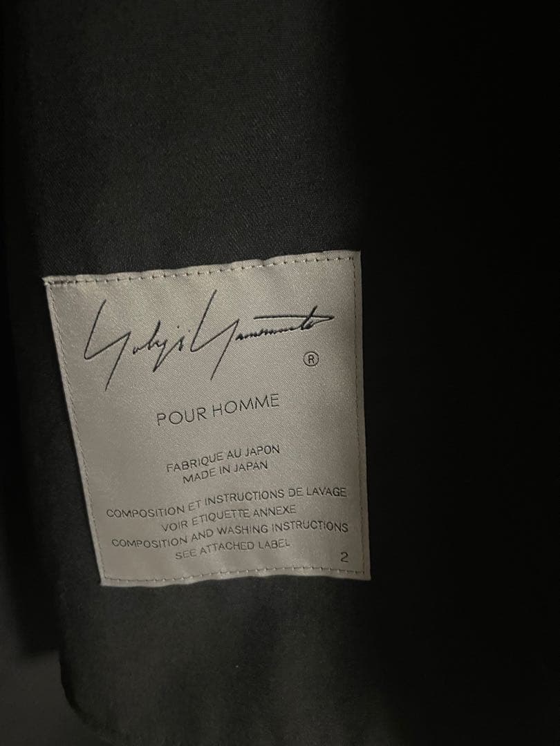 Yohji Yamamoto 25ss ラペル切り替えジャケット