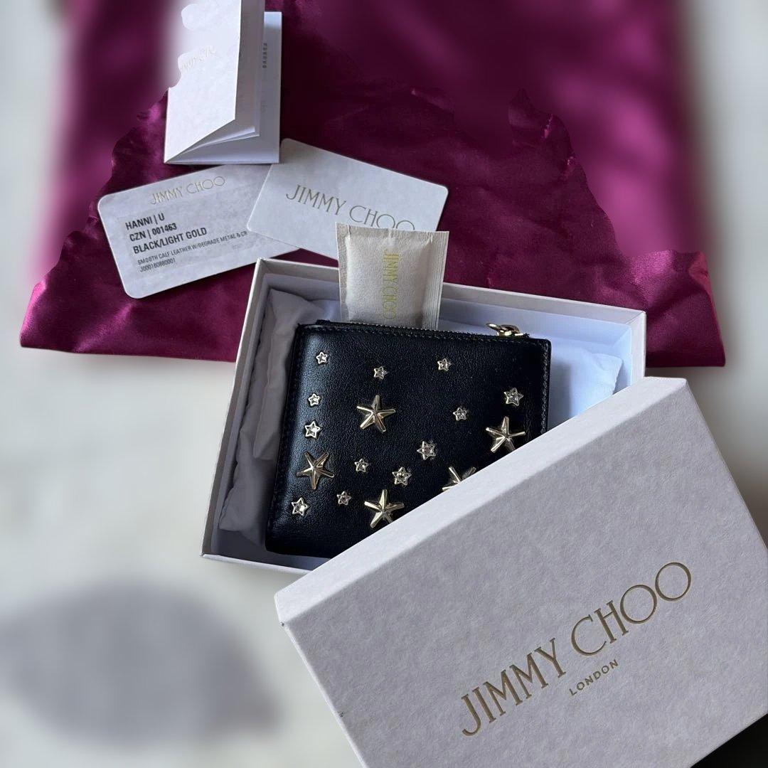 JIMMY CHOO ハンニ二つ折り財布　ラッピング