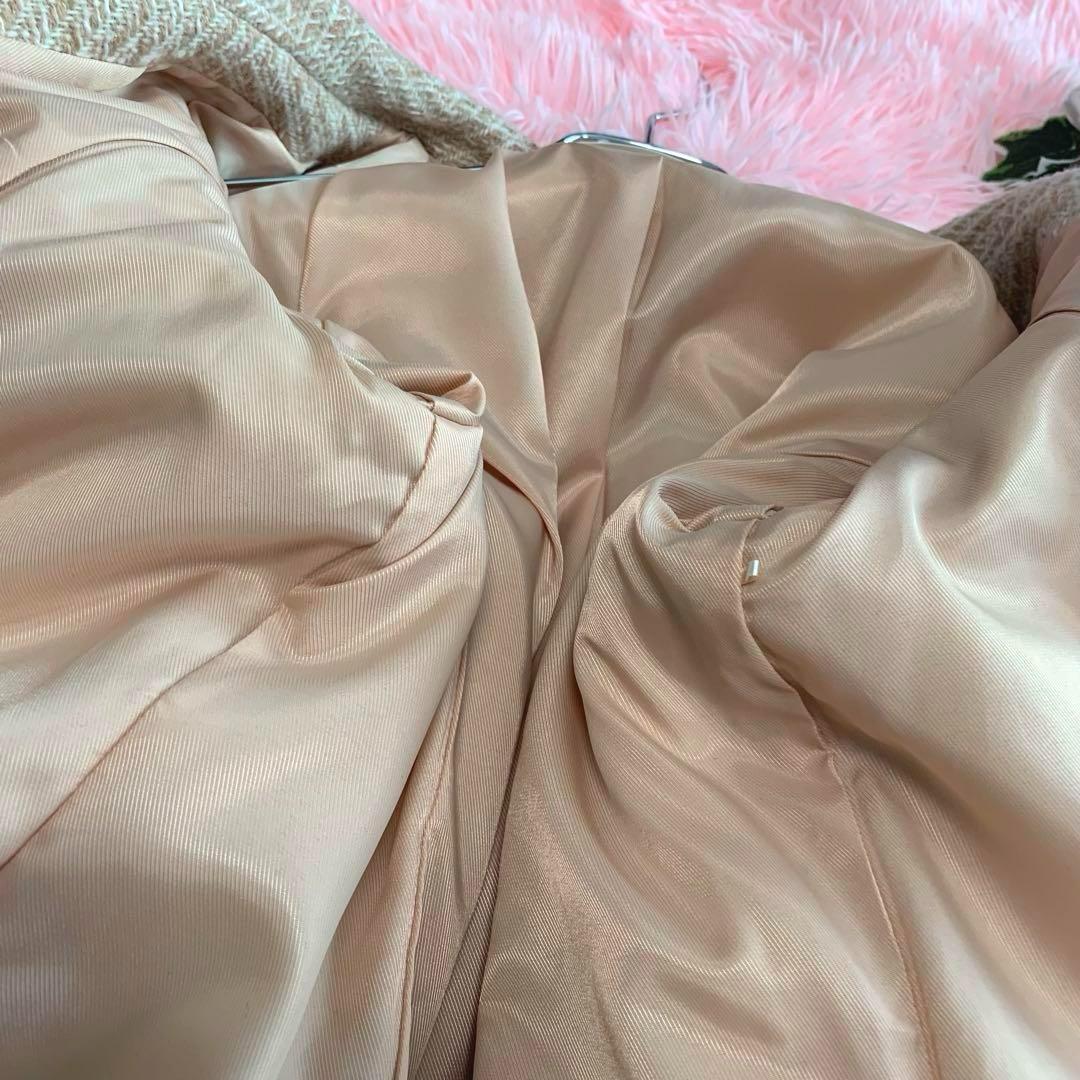 ゆ*え様 定額4.2万 美品✨ファーファー 23AW ヘリンボーンツイードコート