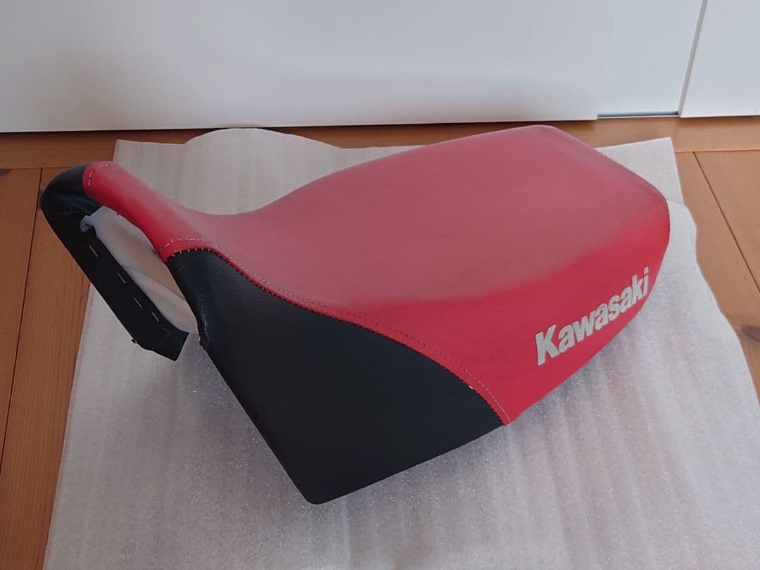 KSR50・80 純正シート 赤黒 Kawasaki