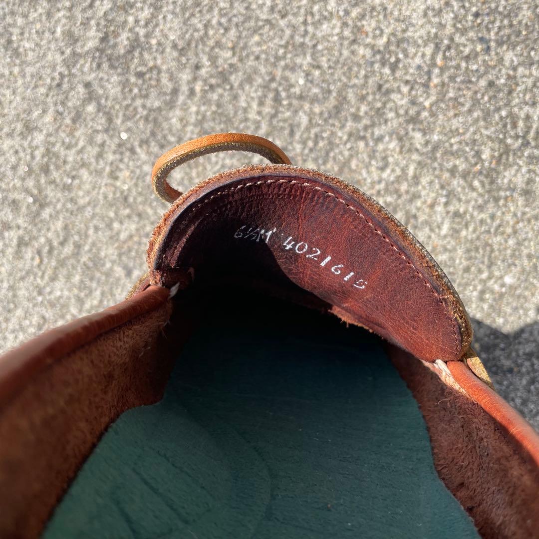 （古着）llbean deck shoes brown