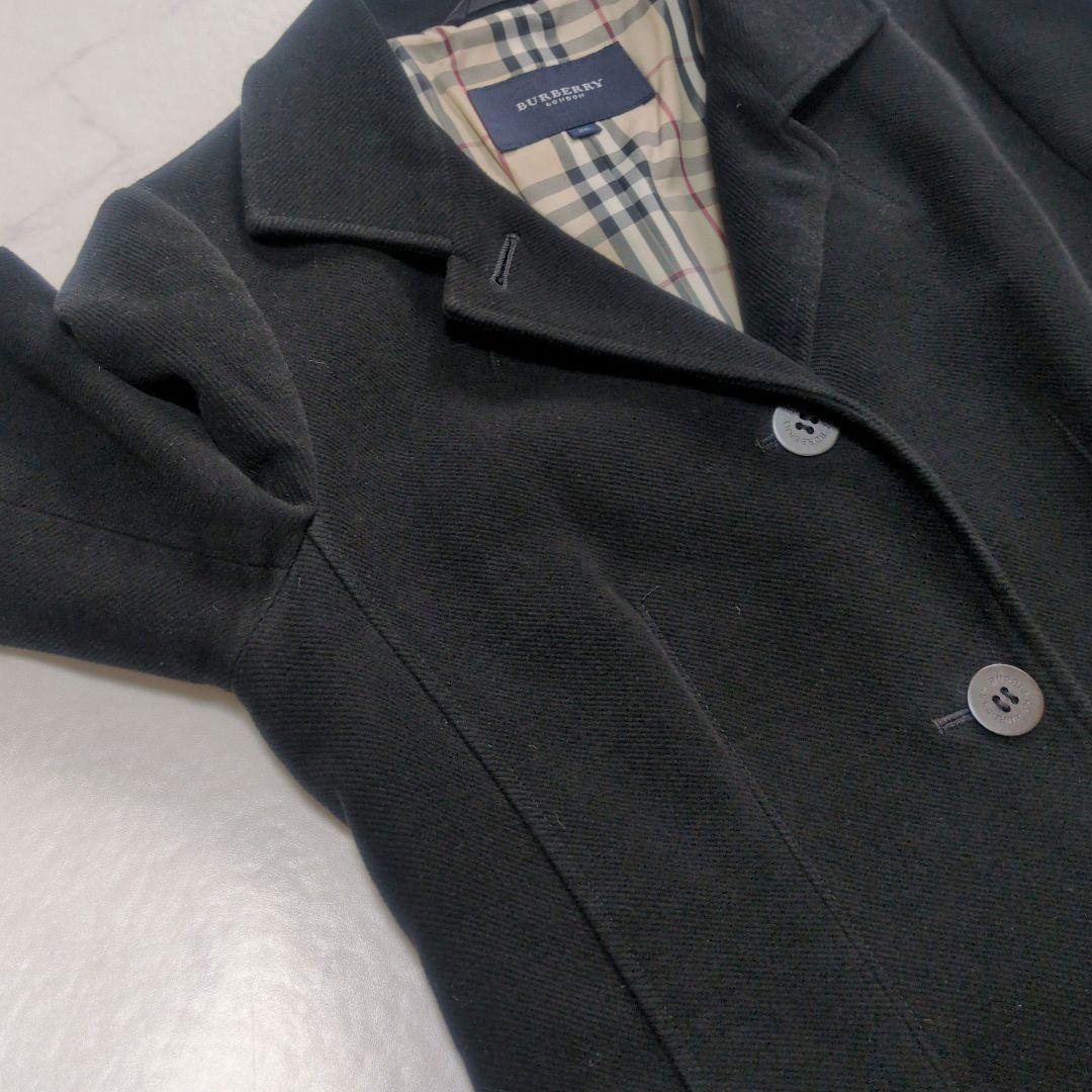BURBERRY LONDON✨️テーラード ジャケット ノバチェック 黒 38