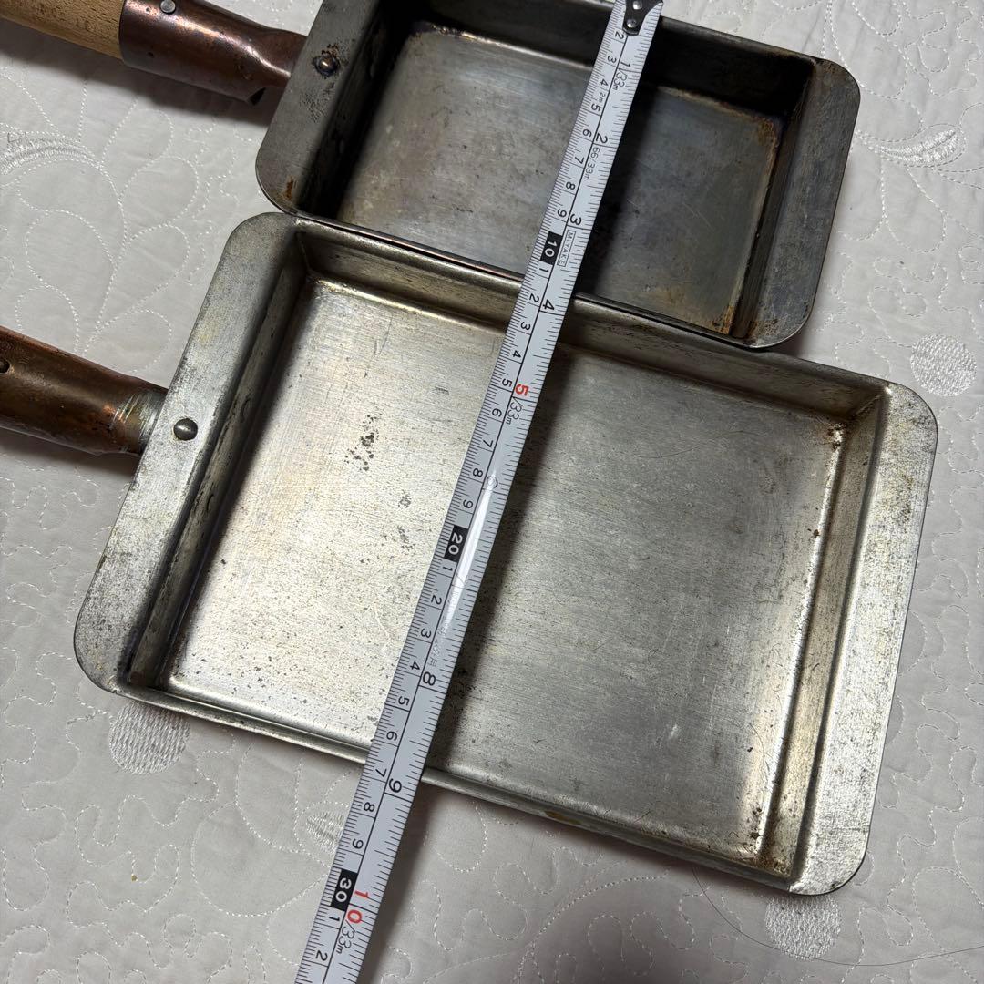 銅製卵焼き器2個セットで！
