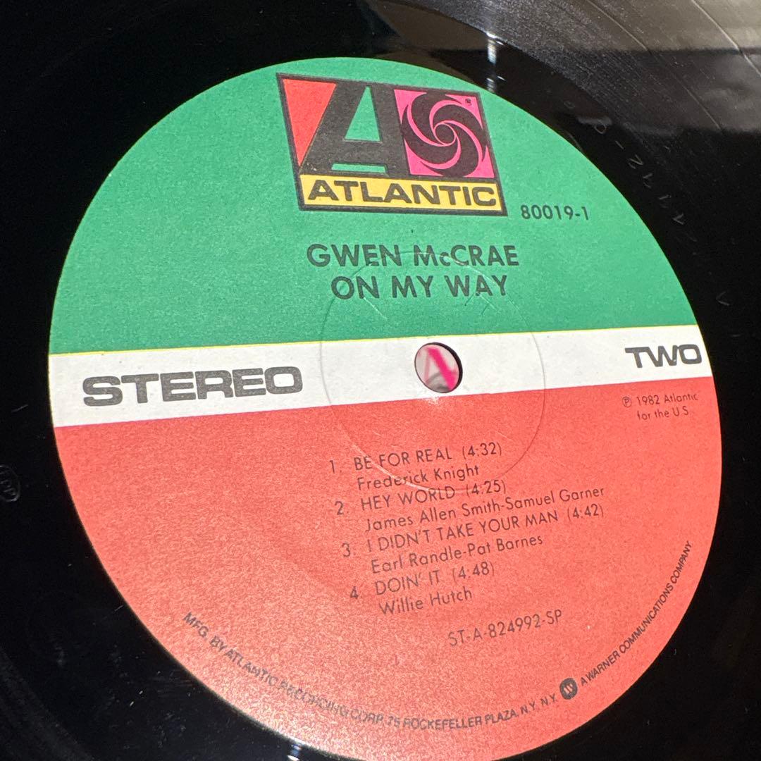 [usオリジナル] Gwen mccrae On My Way レコード LP