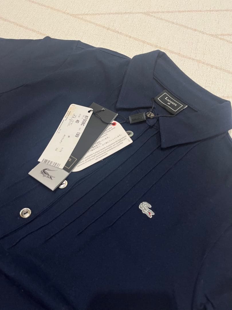 【新品未使用、タグ付き】ラコステ　LACOSTE 半袖ポロシャツ　レディース