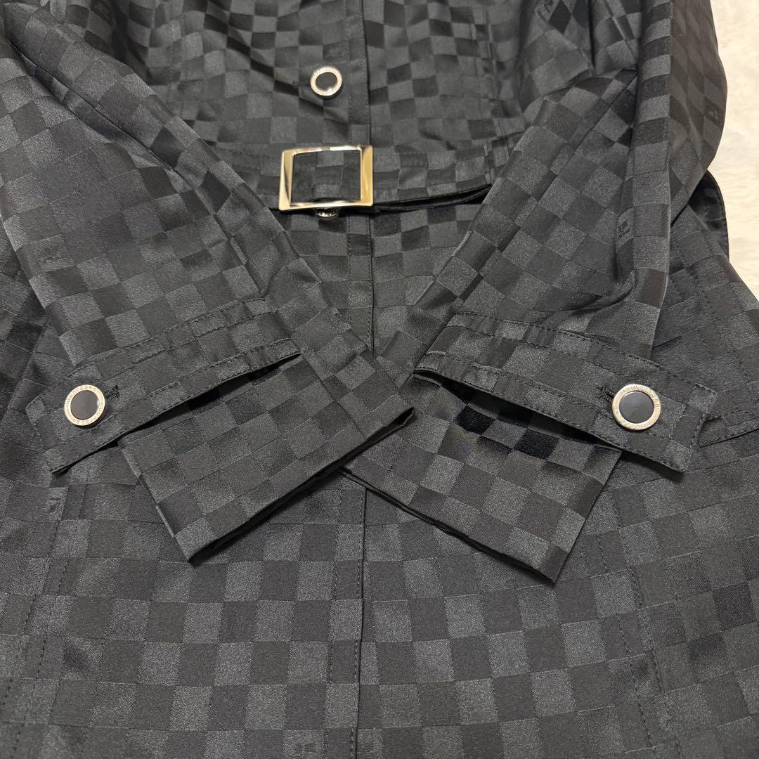 【極美品】Courrèges　クレージュ　市松模様　スプリングコート