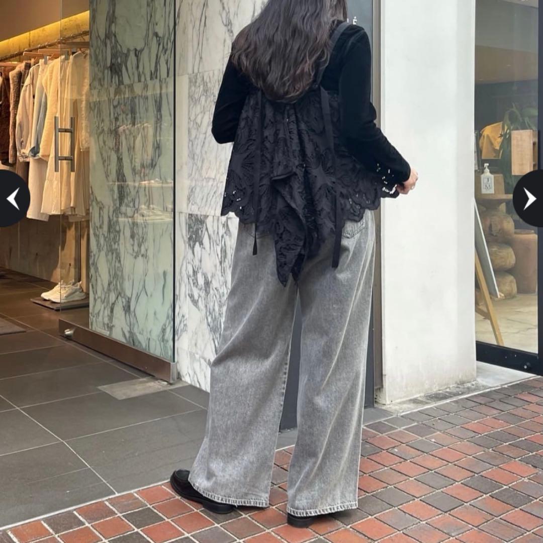 新品タグ付✨CADUNE カットワーク　レースキャミ　カデュネ　チュニック