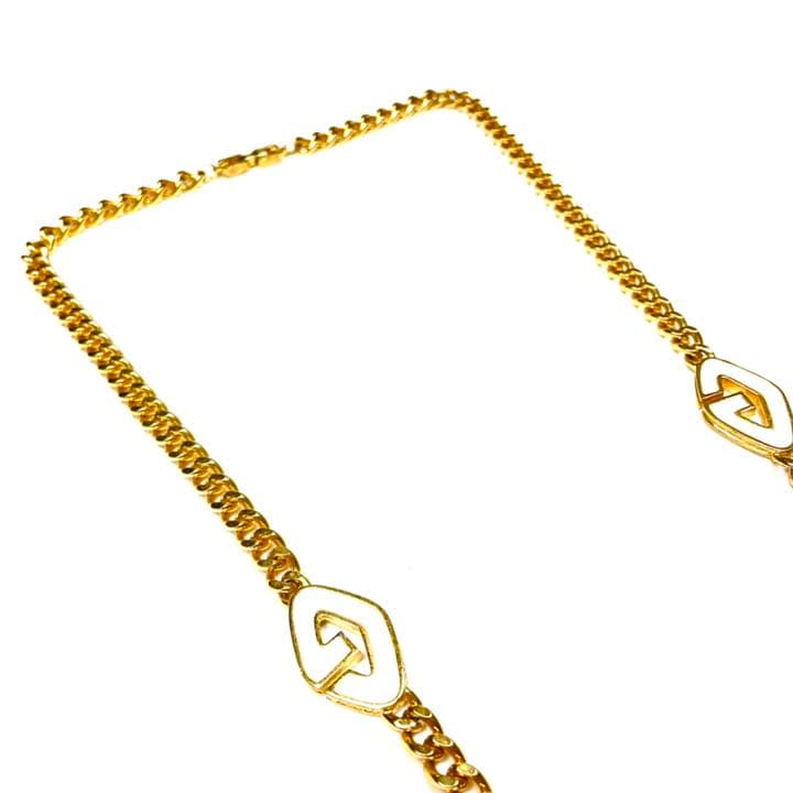 超激レア　80s 刻印　GIVENCHY 大ぶり　ネックレス　ゴールド　超ロング