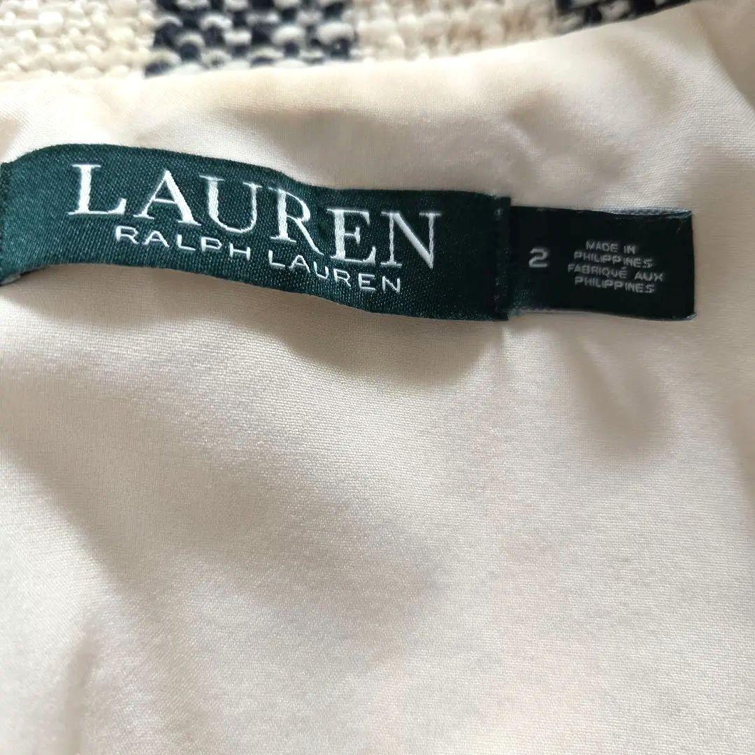 LAUREN RALPH LAUREN ストライプ テーラードジャケット