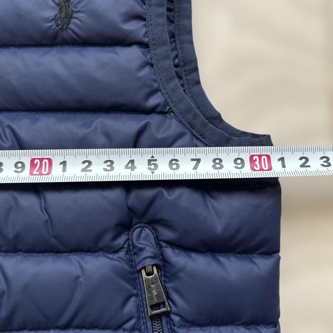 ラルフローレン　ダウン　ベスト　2T ネイビー　軽量